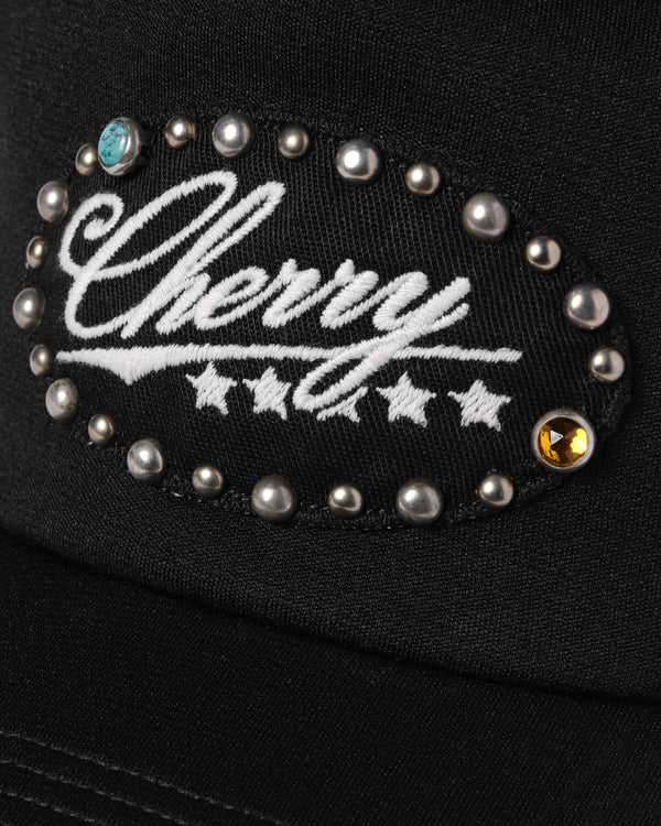 Cherry Los Angeles - Men's Five Star Studded Trucker - (Black)