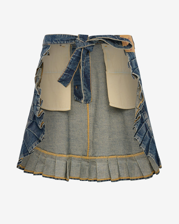 Martine Rose - Women's Denim Apron Skirt - (Blue)