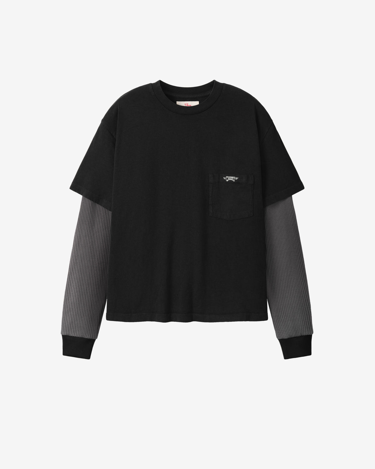 Cherry Los Angeles - Men's Southwest Layered Thermal T-Shirt - (Vintage Black) view 1, Click to Zoom in