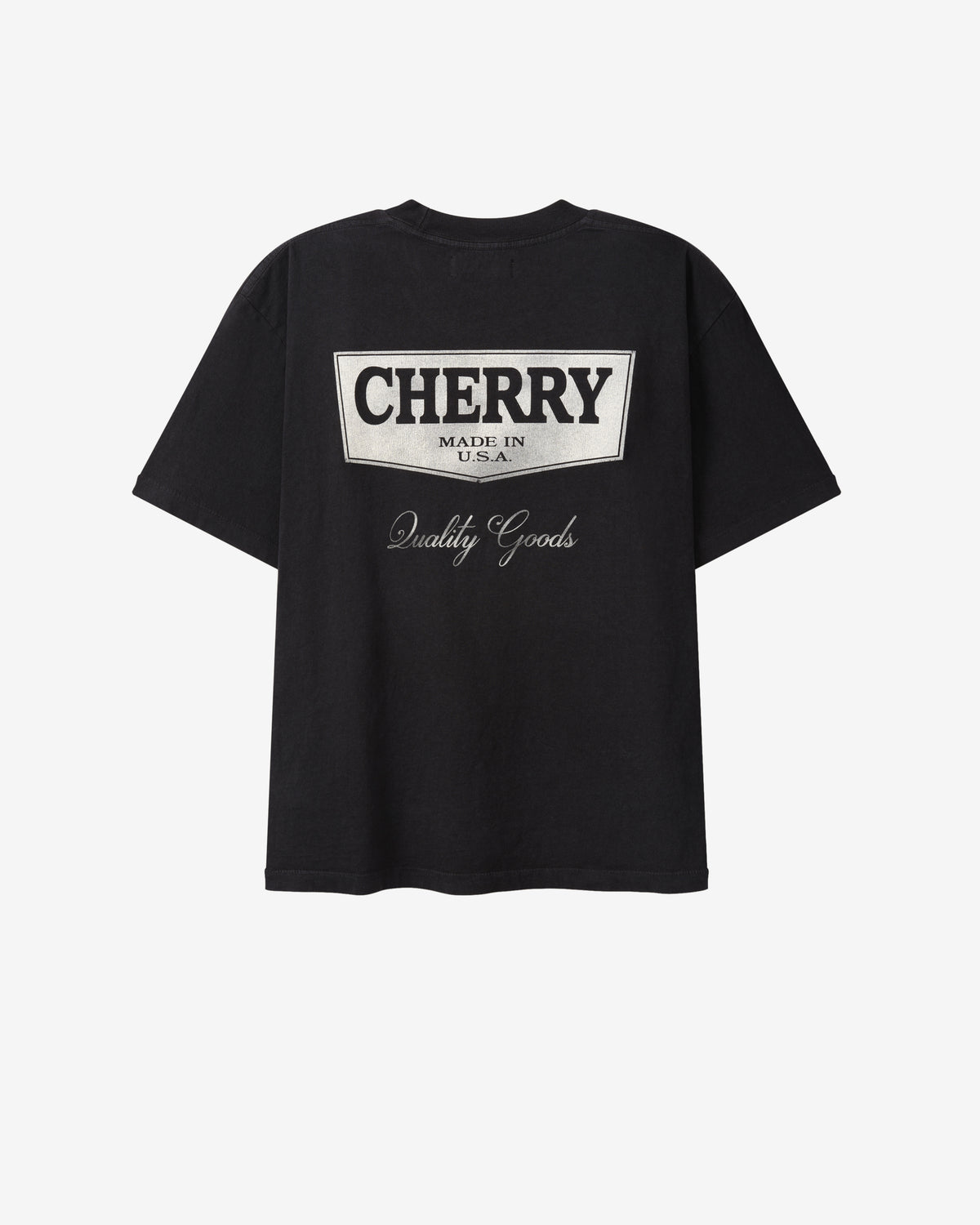 Cherry Los Angeles - Men's Chevron Classic Pocket T-Shirt - (Vintage Black) view 2, Click to Zoom in