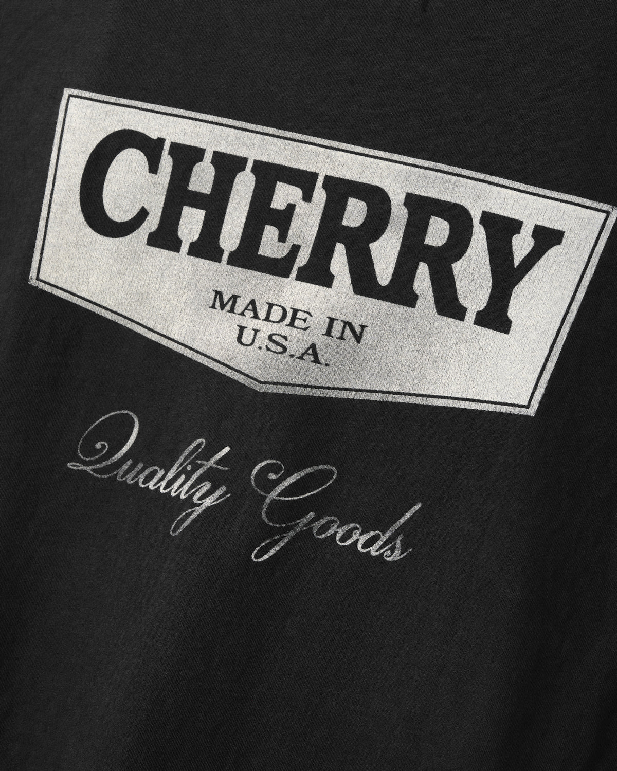 Cherry Los Angeles - Men's Chevron Classic Pocket T-Shirt - (Vintage Black) view 4, Click to Zoom in
