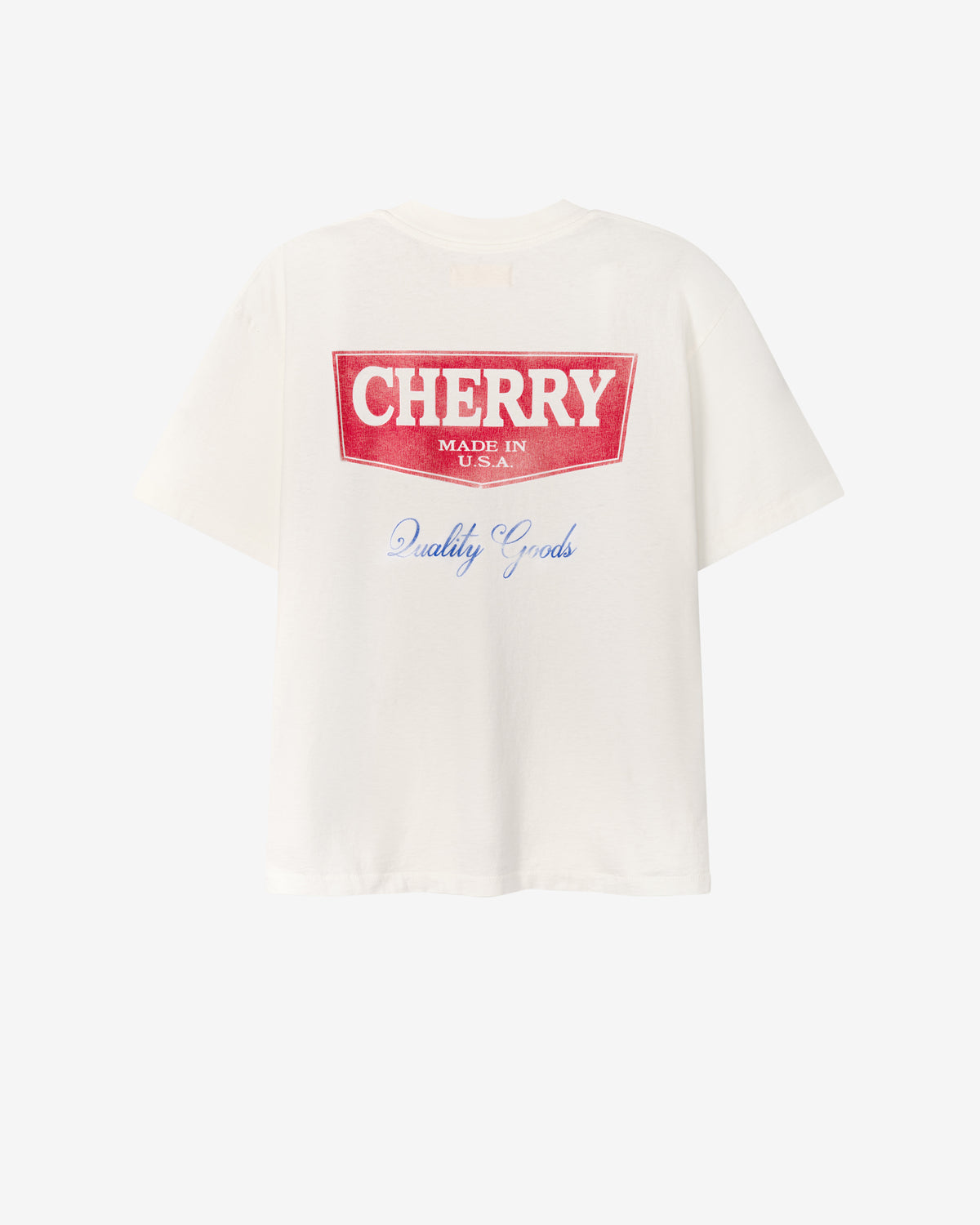 Cherry Los Angeles - Men's Chevron Classic Pocket T-Shirt - (Vintage White) view 2, Click to Zoom in