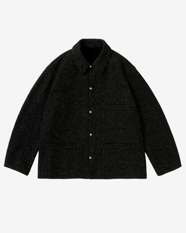 A.Presse - Men's Cashmere Beach Cloth Jacket - (Navy)