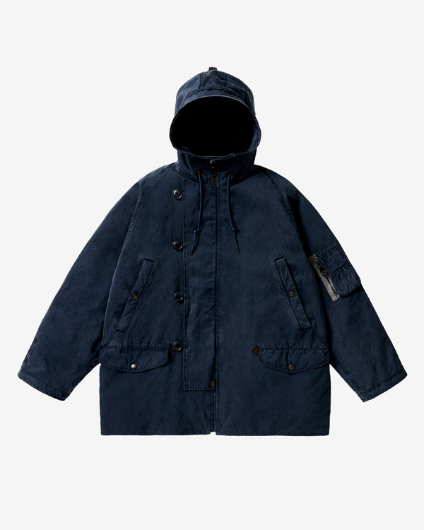 A.Presse - Men's Vintage Silk Custom N3B Flight Jacket - (Navy)