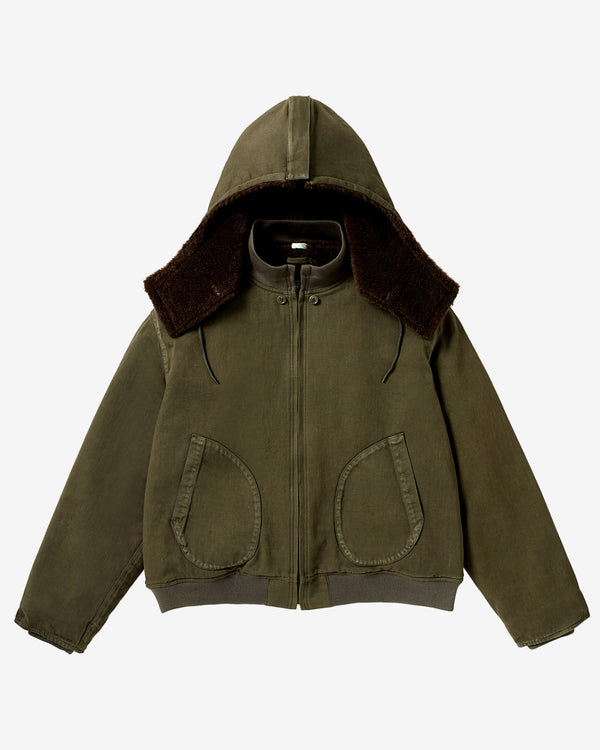 A.Presse - Men's Vintage WW2 US Navy Deck Jacket - (Olive)