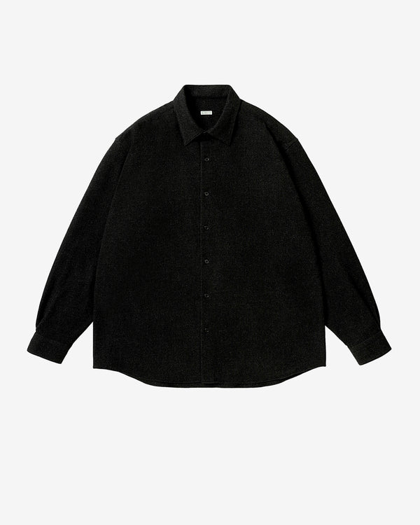 A.Presse - Men's Regular Collar Shirt - (Charcoal)