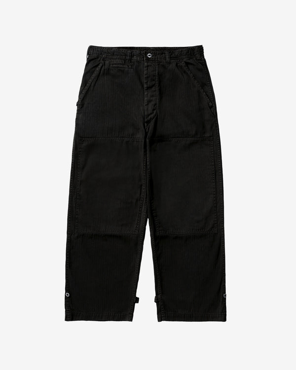 A.Presse - Men's Military Double Knee Trousers - (Black)