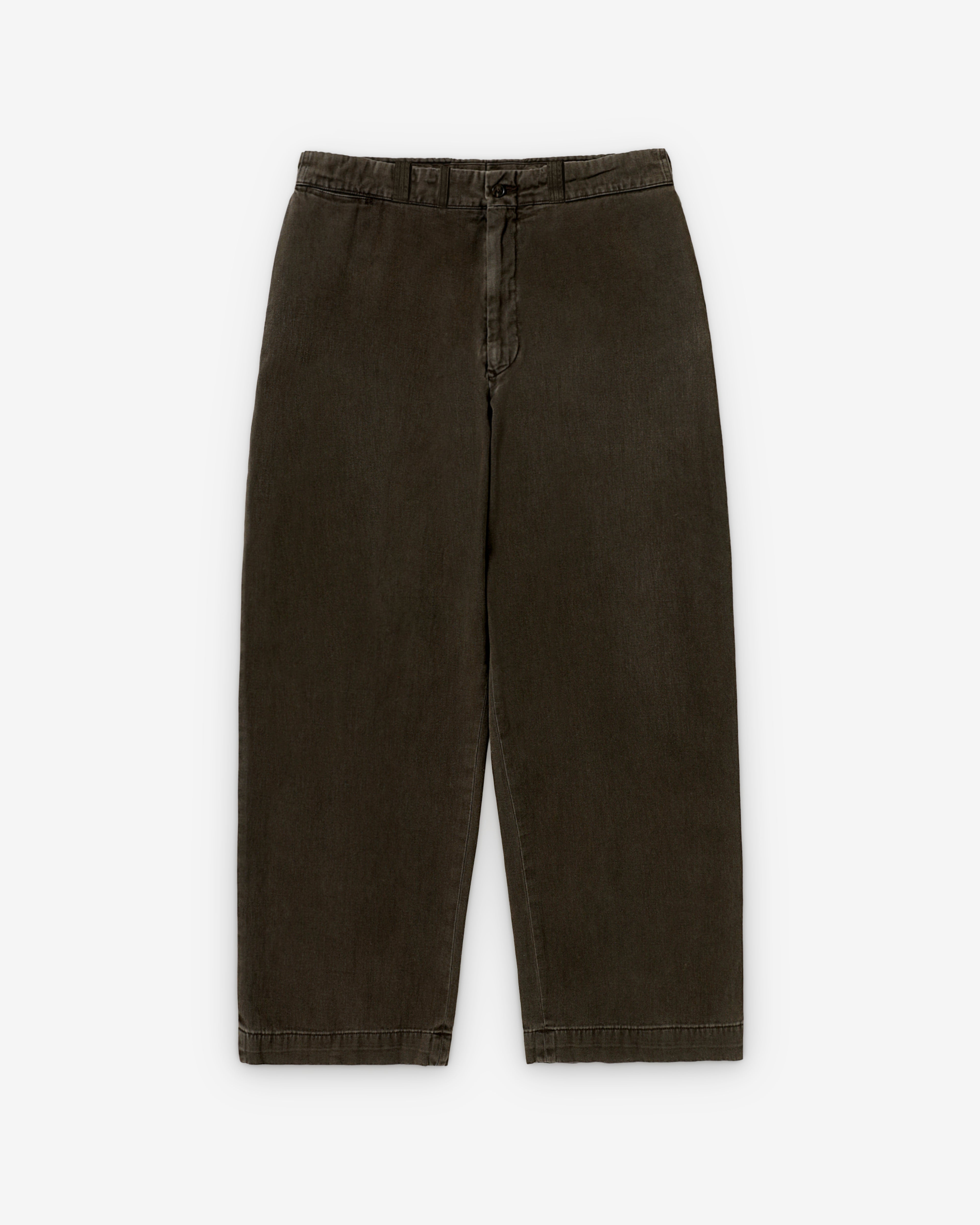 A.Presse: Men's Vintage Type 4 Chino Trousers (Brown) | DSMNY E-SHOP