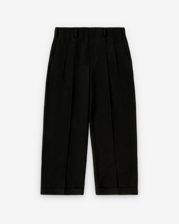 A.Presse - Men's Rayon Wide Trousers - (Black)