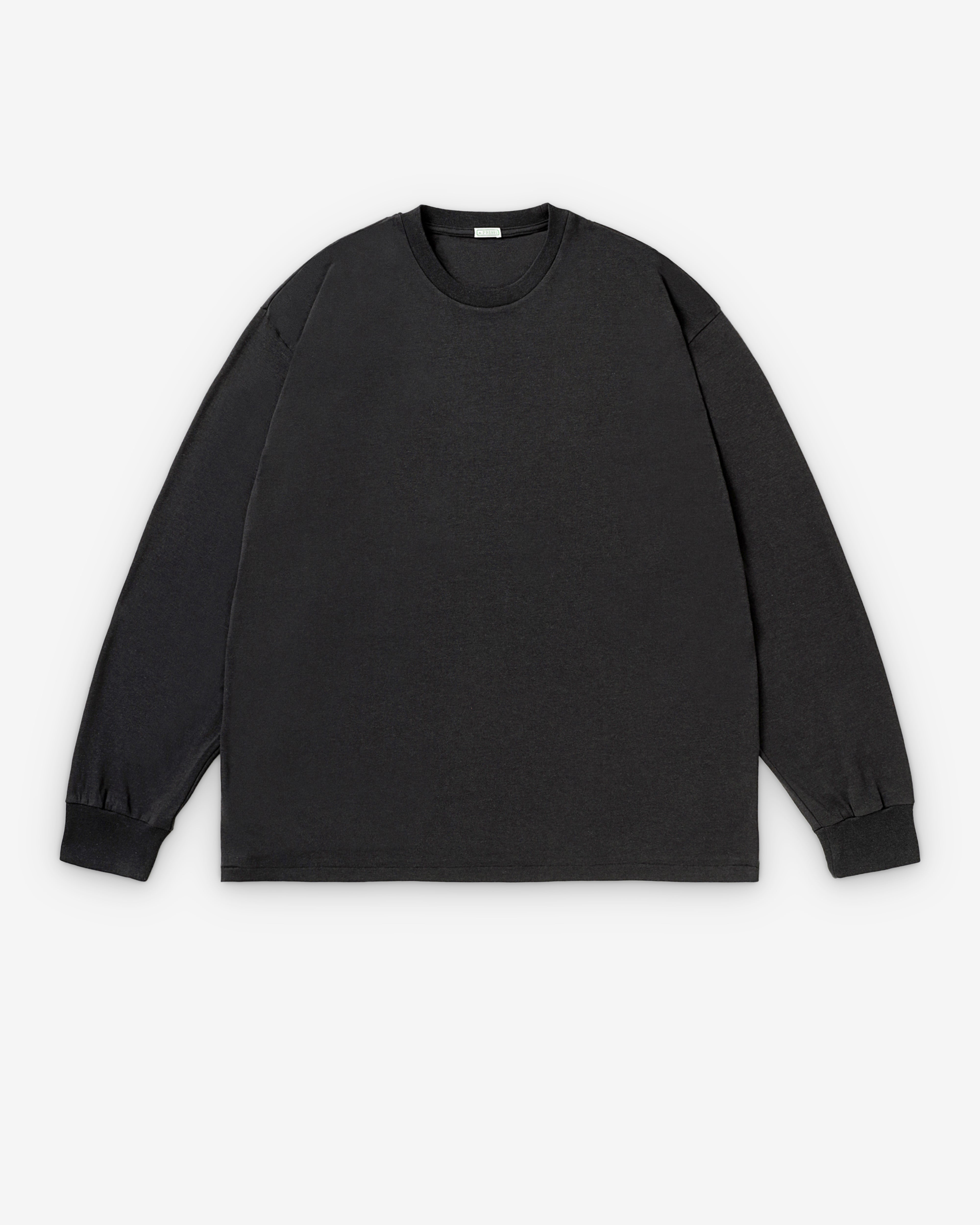 新品　A.PRESSE Cashmere Blend L/S T-Shirt A.Presse: Men's Cashmere Blend L/S T-Shirt (Charcoal) | DSMNY E-SHOP