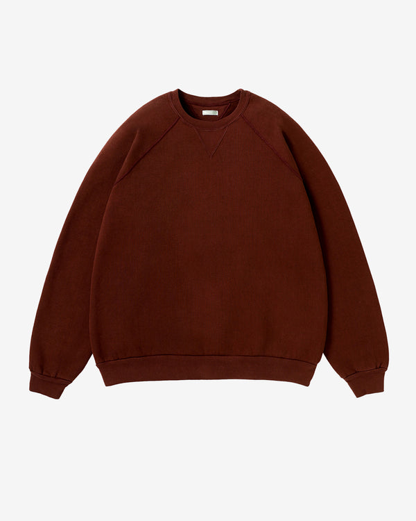 A.Presse - Men's Vintage Double V Sweatshirt - (Burgundy)