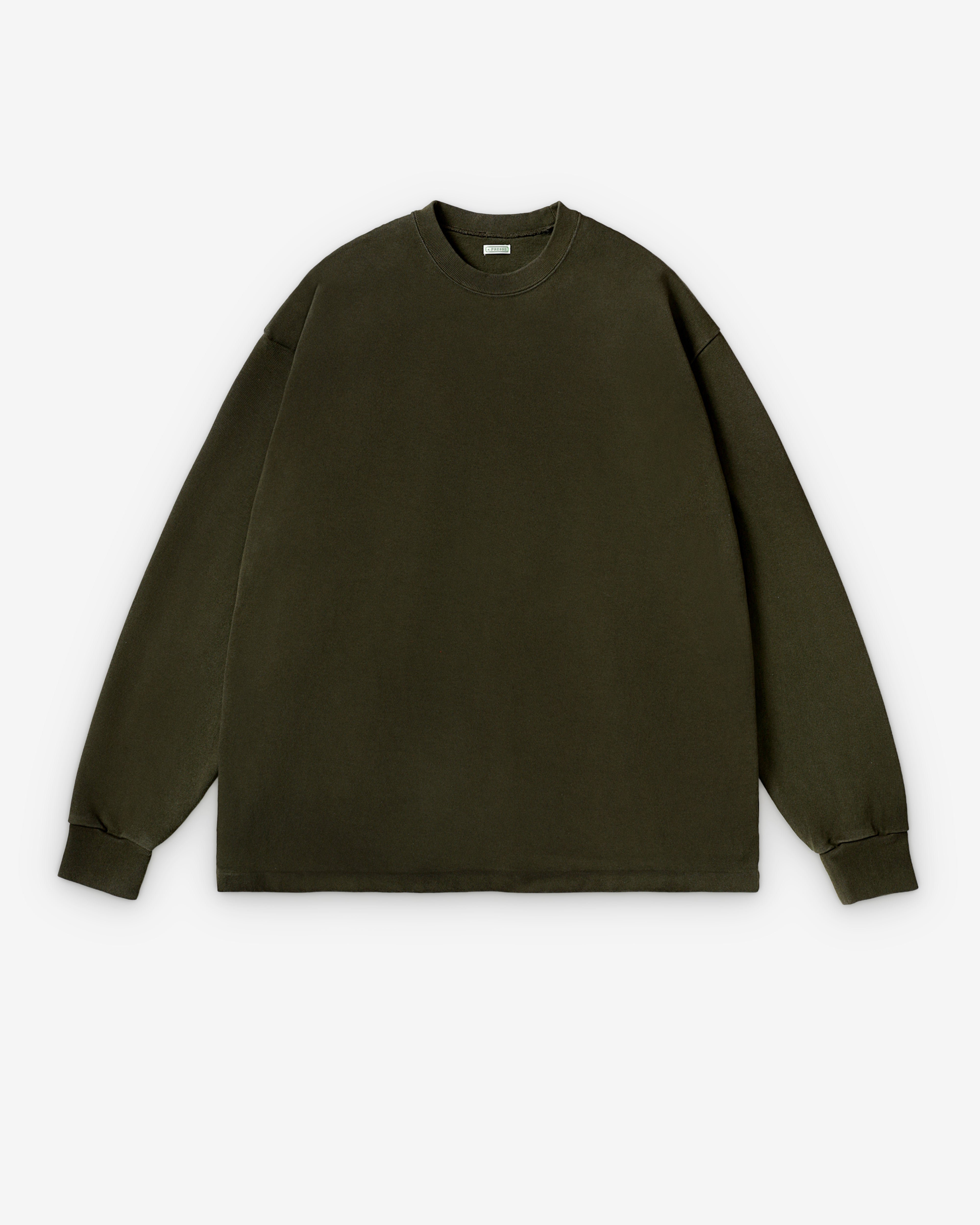 A.Presse: Men's Vintage L/S T-Shirt (Olive) | DSMNY E-SHOP