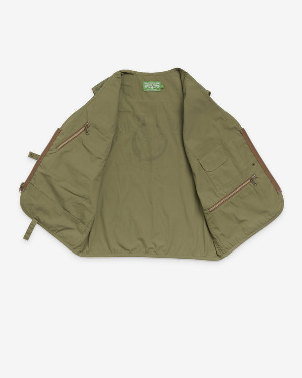 Denim Tears X Stüssy - Men's Fishing Vest - (Green)