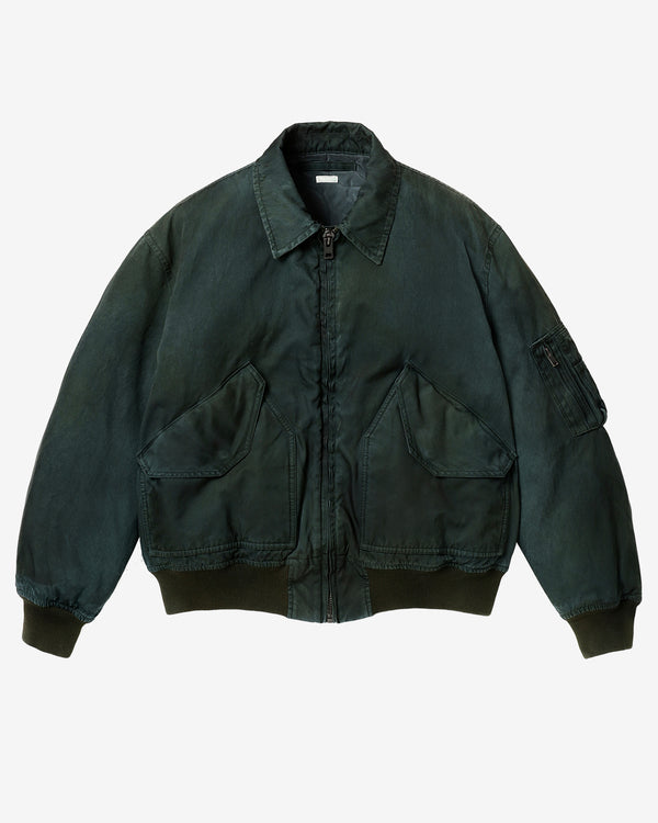 A.Presse - Men's Vintage Silk Cwu-45 Flight Jacket - (Olive)