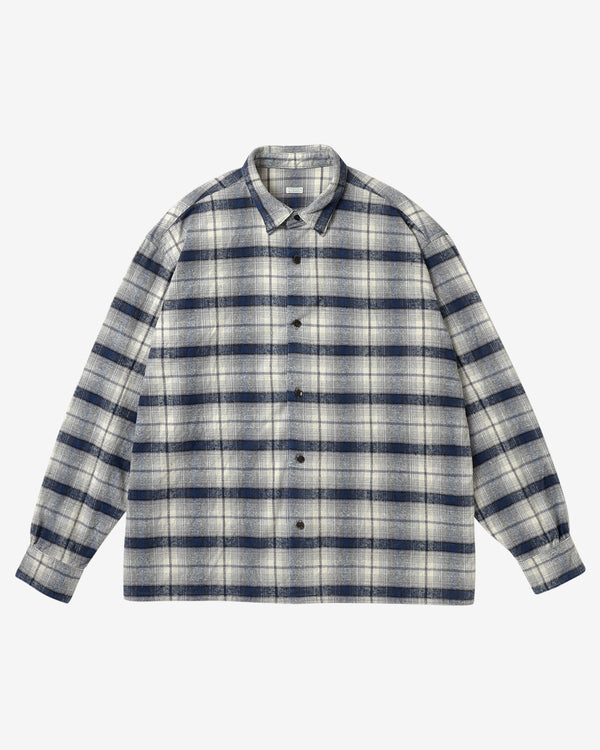 A.Presse - Men's Vintage Twill Shirt - (Navy)