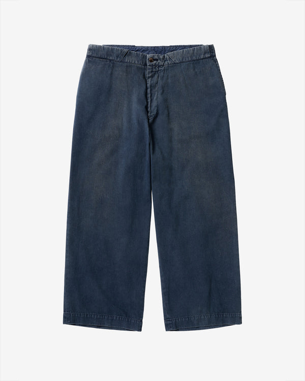 A.Presse - Men's Vintage Type 4 Chino Trousers - (Blue)