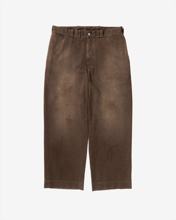 A.Presse - Men's Vintage Twill Work Pants - (Brown)