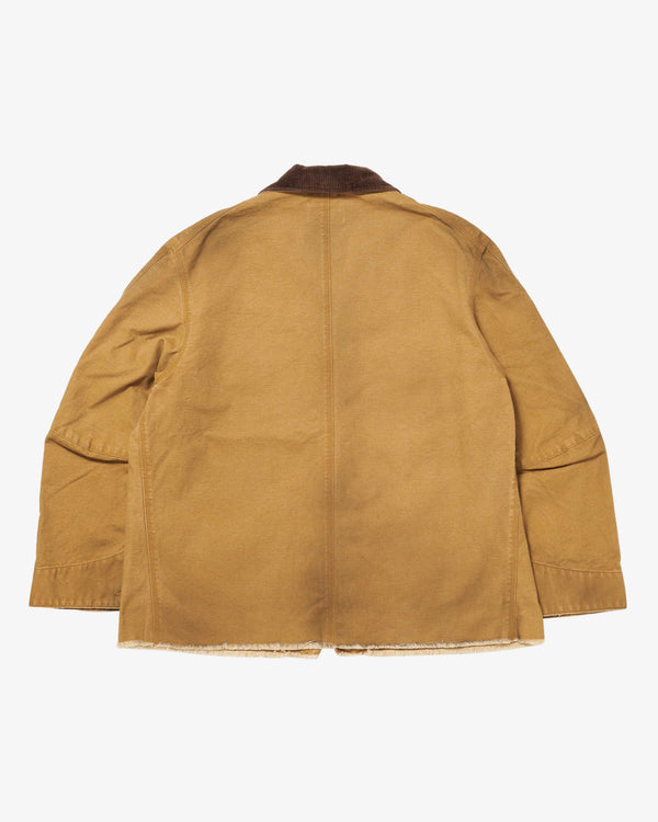 Doublet - Men's Vegetable Embroidery Work Jacket - (Beige)