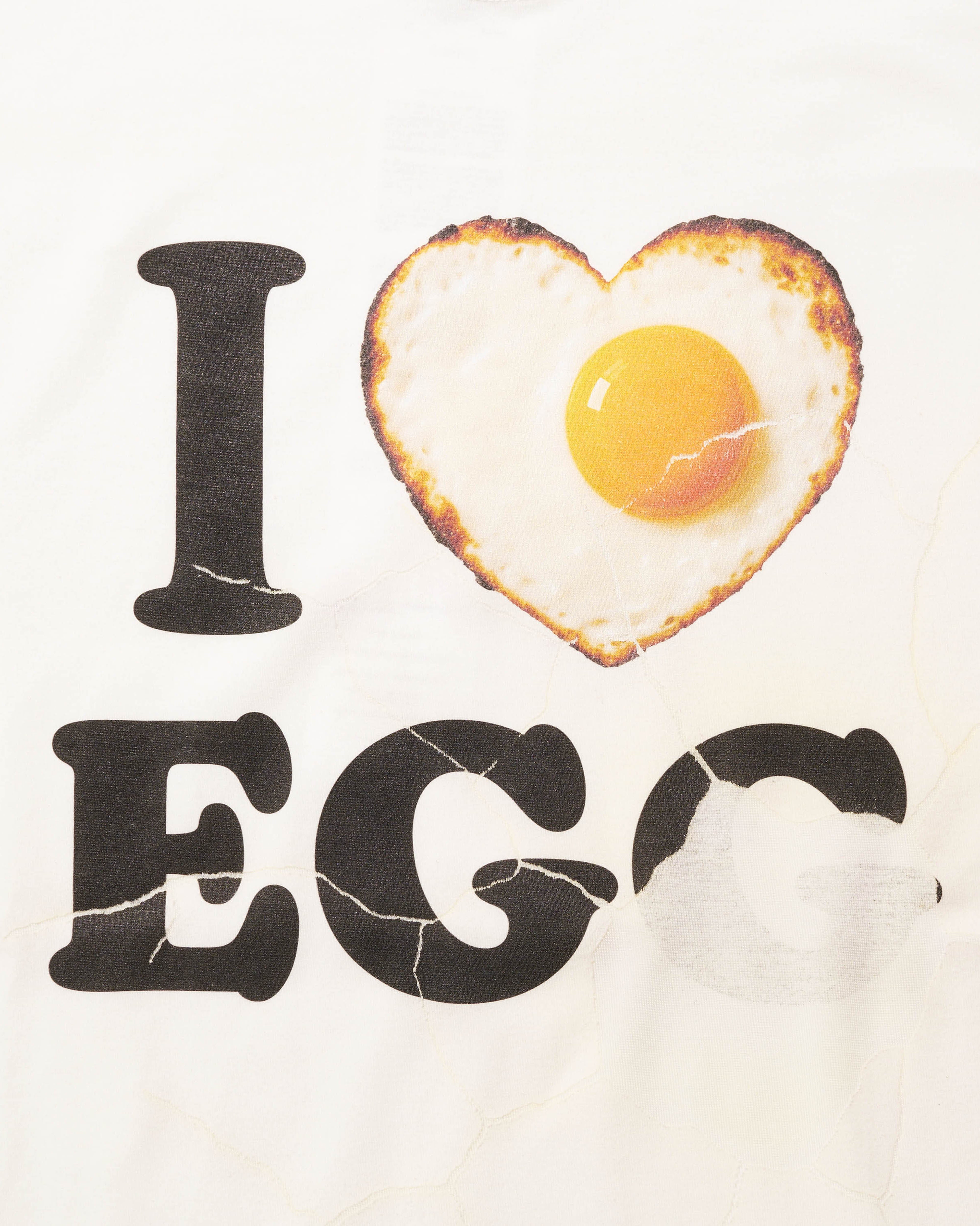 Doublet: Men's I Love Egg T-Shirt (White) | DSMNY E-SHOP