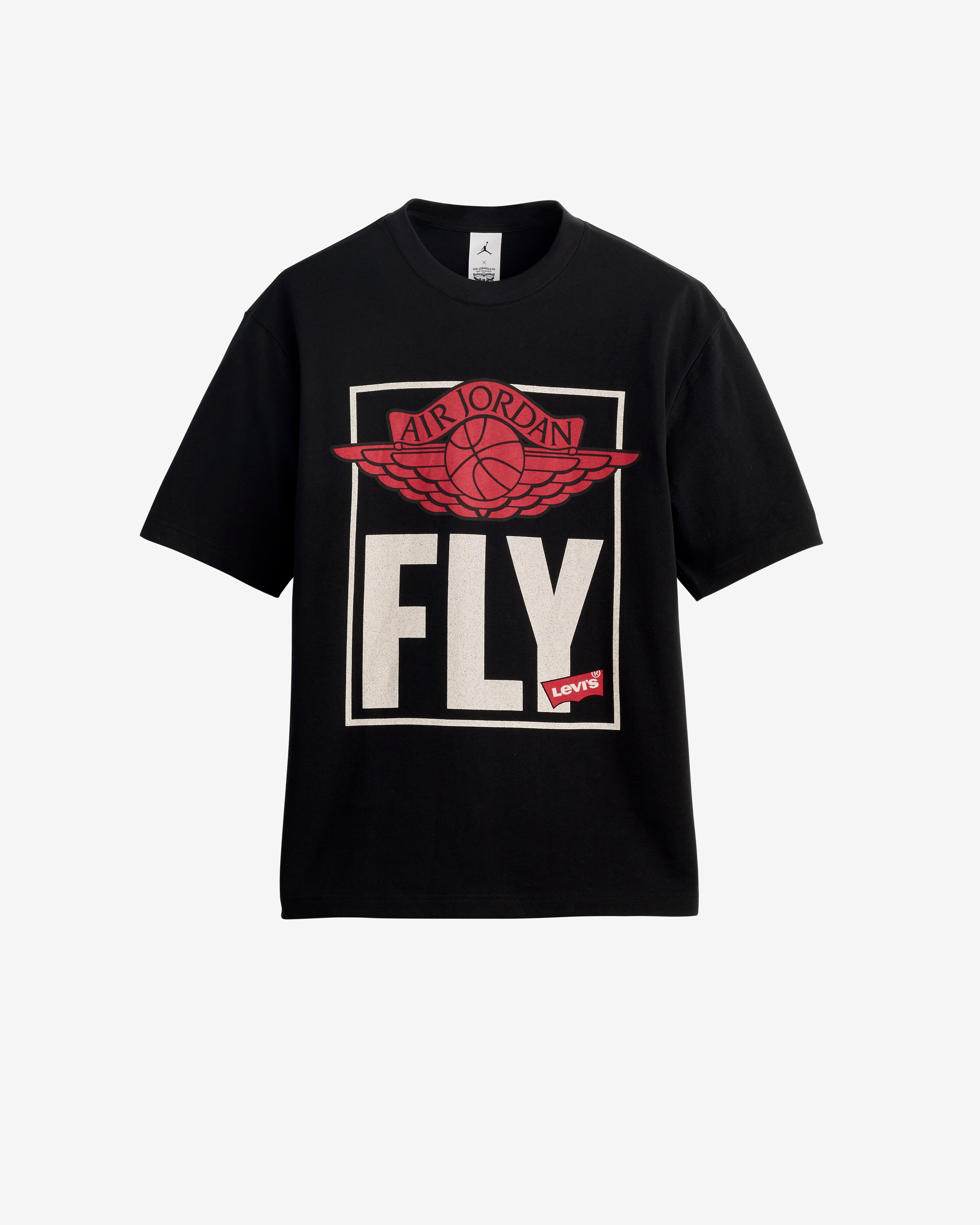 Nike: Levi's Air Jordan Men's T-Shirt (Black) | DSMNY E-SHOP