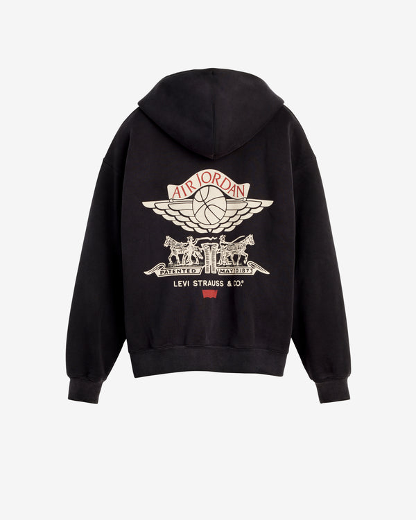 Nike - Levi's Men's Air Jordan Hoodie - (Black/Ivory)