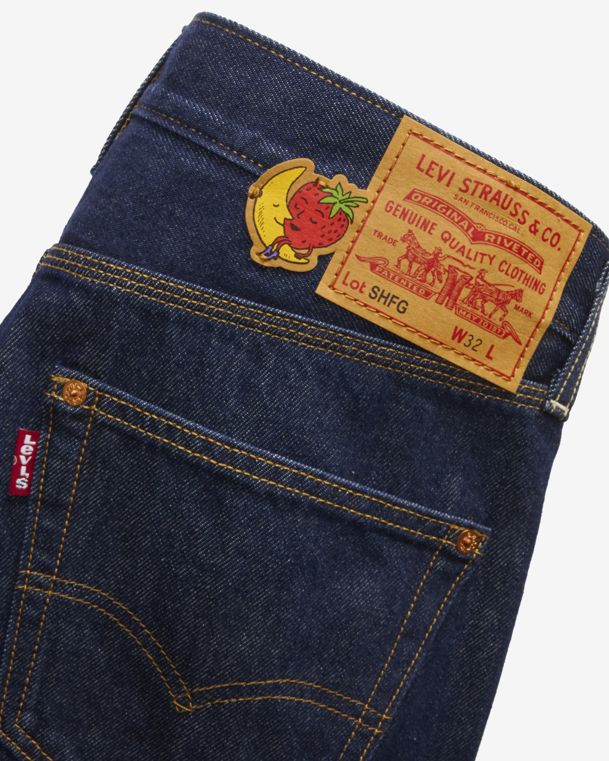 Levi's - Men's Sky High Farm Goods Loose Jeans - (Midstone) view 5, Click to Zoom in