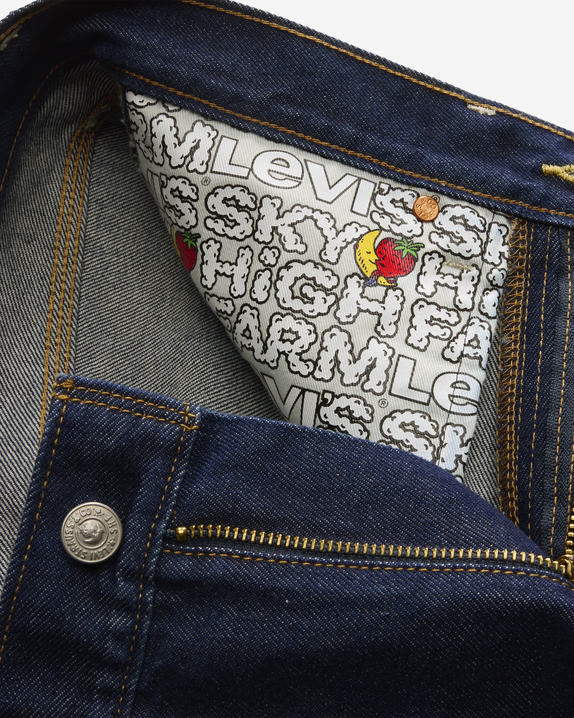 Levi's - Men's Sky High Farm Goods Loose Jeans - (Midstone) view 4, Click to Zoom in