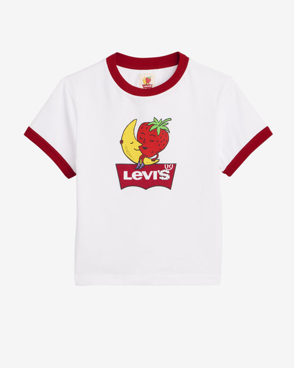 Levi's - Men's Sky High Farm Goods Baby Ringer Tee - (White)