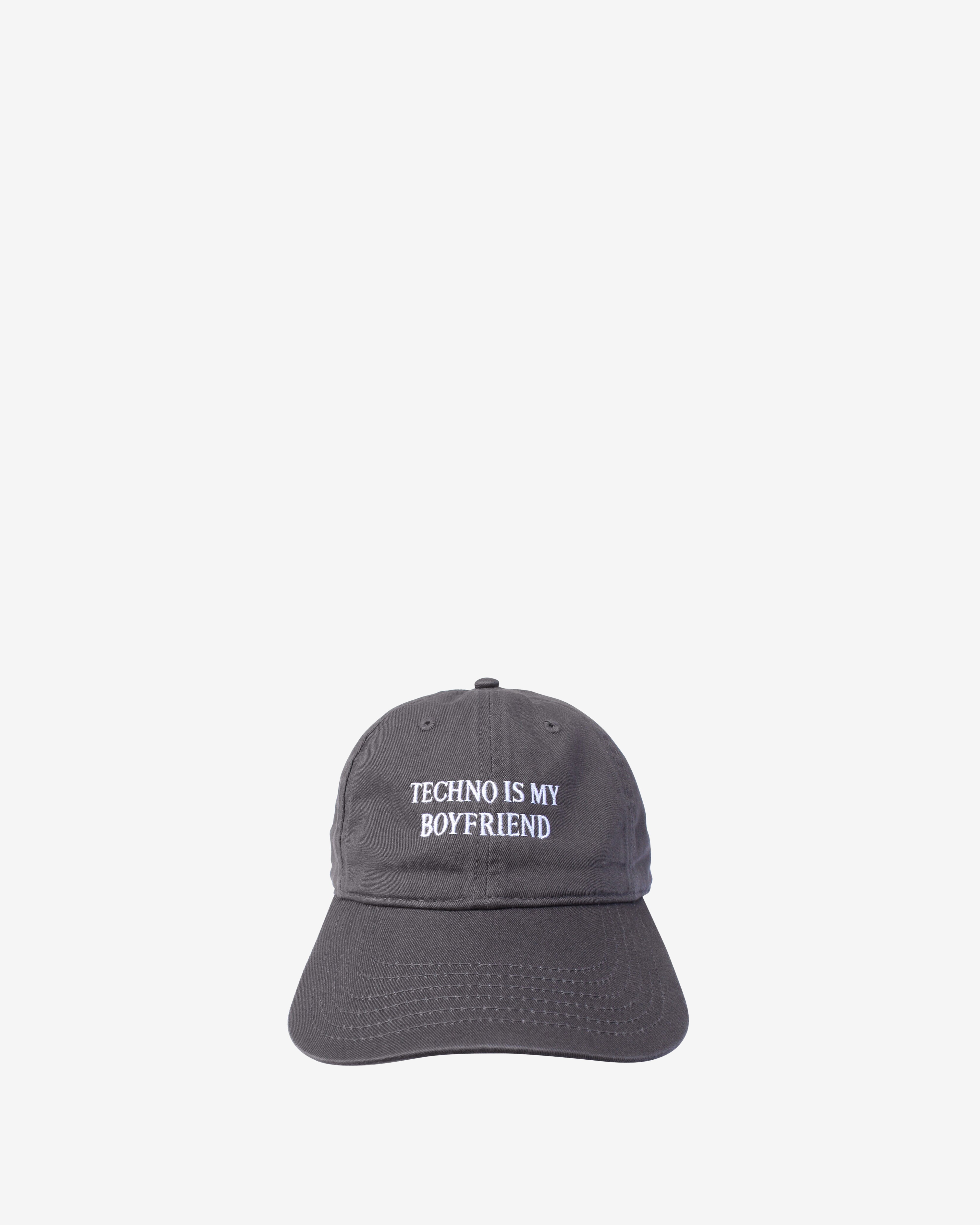 IDEA TECHNO IS MY BOYFRIEND キャップ ドーバー Idea: Techno Is My Boyfriend Hat (Grey) | DSMNY E-SHOP