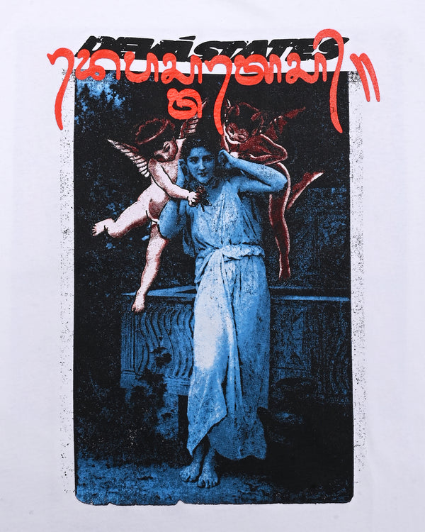 Deva States - Men's Parasite GFX Retro T-Shirt - (White)