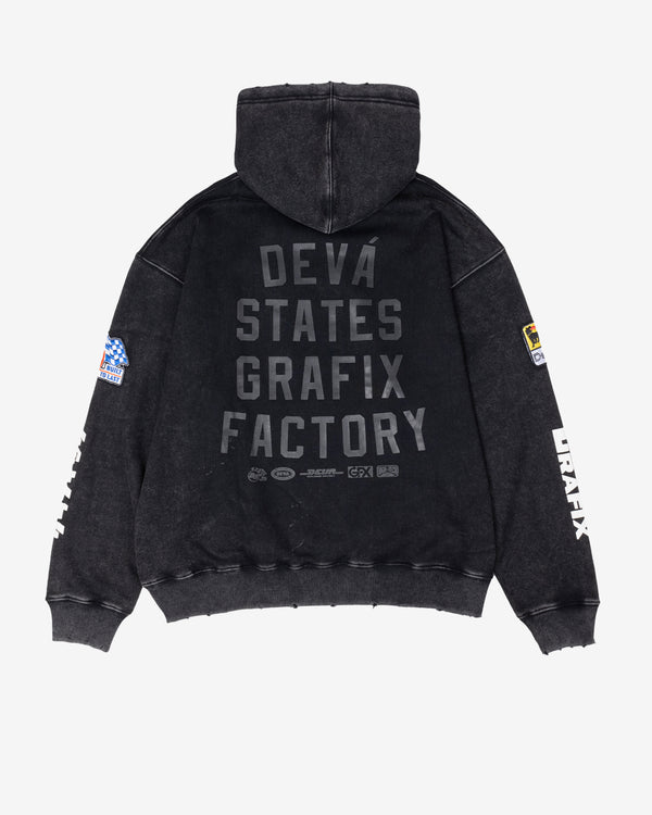Deva States - Men's Garage Hoodie - (Washed Black)