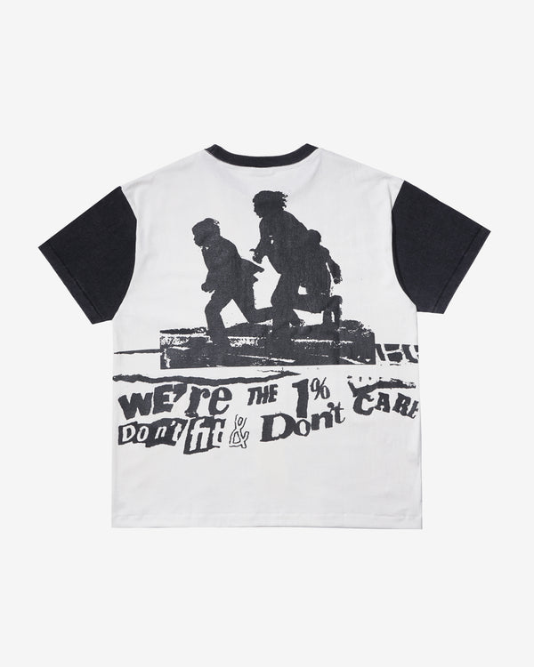 Deva States - Men's Marginal GFX Retro T-Shirt - (Black)