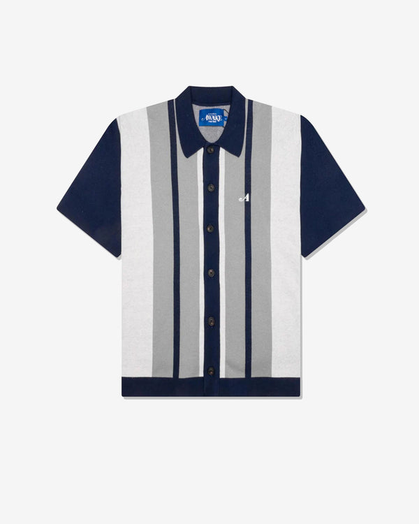 AWAKE  KNIT CAMP COLLAR GREY - GREY (AWK-SP24-KN005) SS24