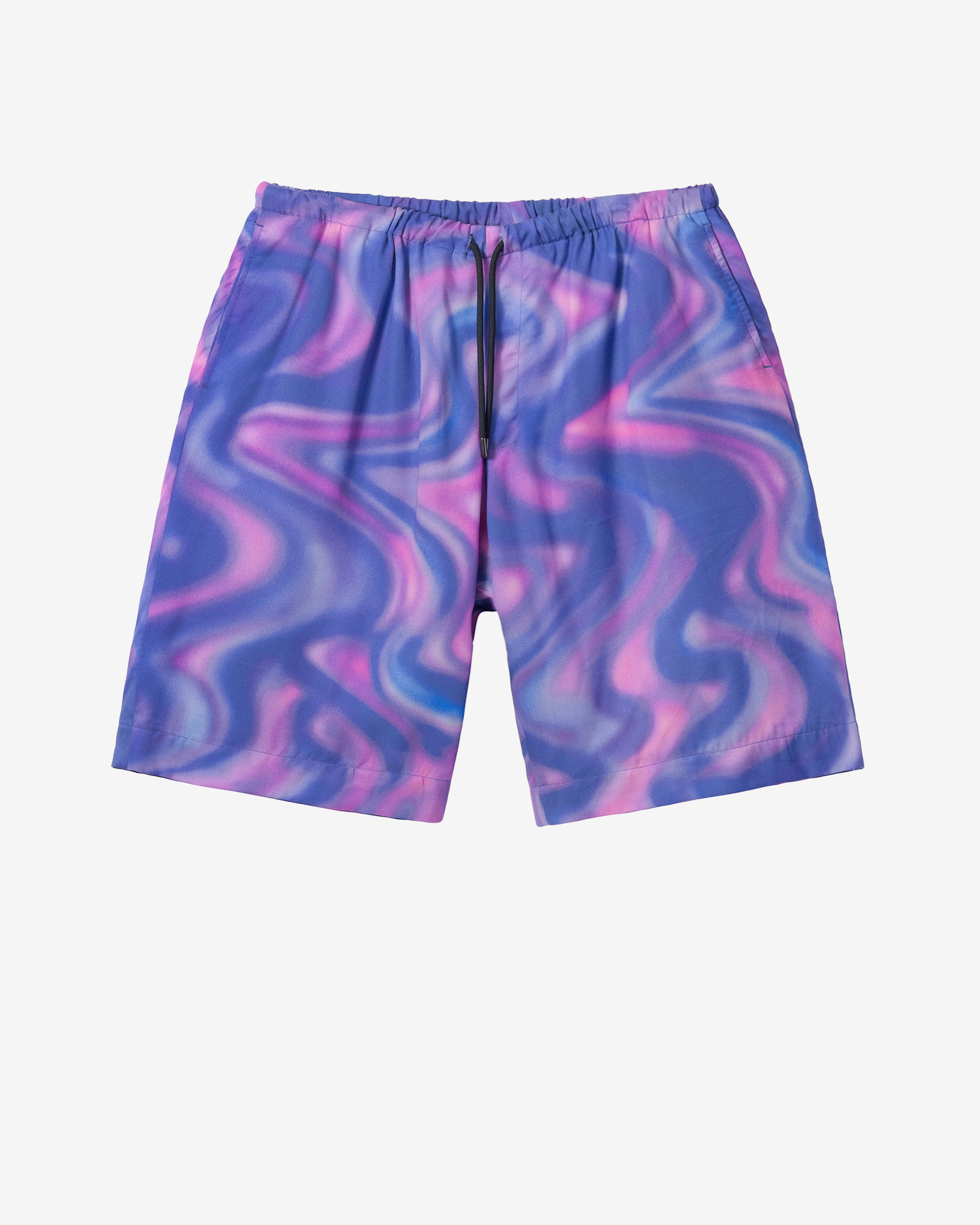 Stüssy - Dries Van Noten Men's Airbrush Waves Short - (Purple)