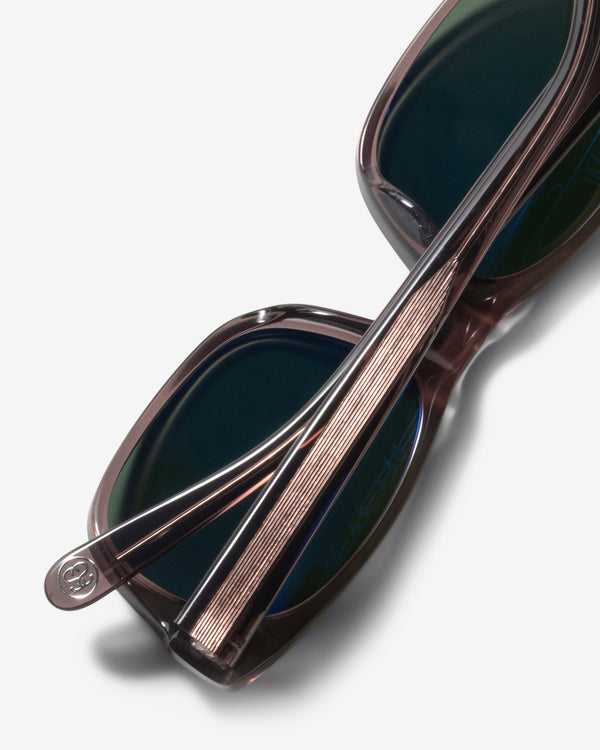 Stüssy - Michael Sunglasses - (Transparent Taupe/Green Lens)