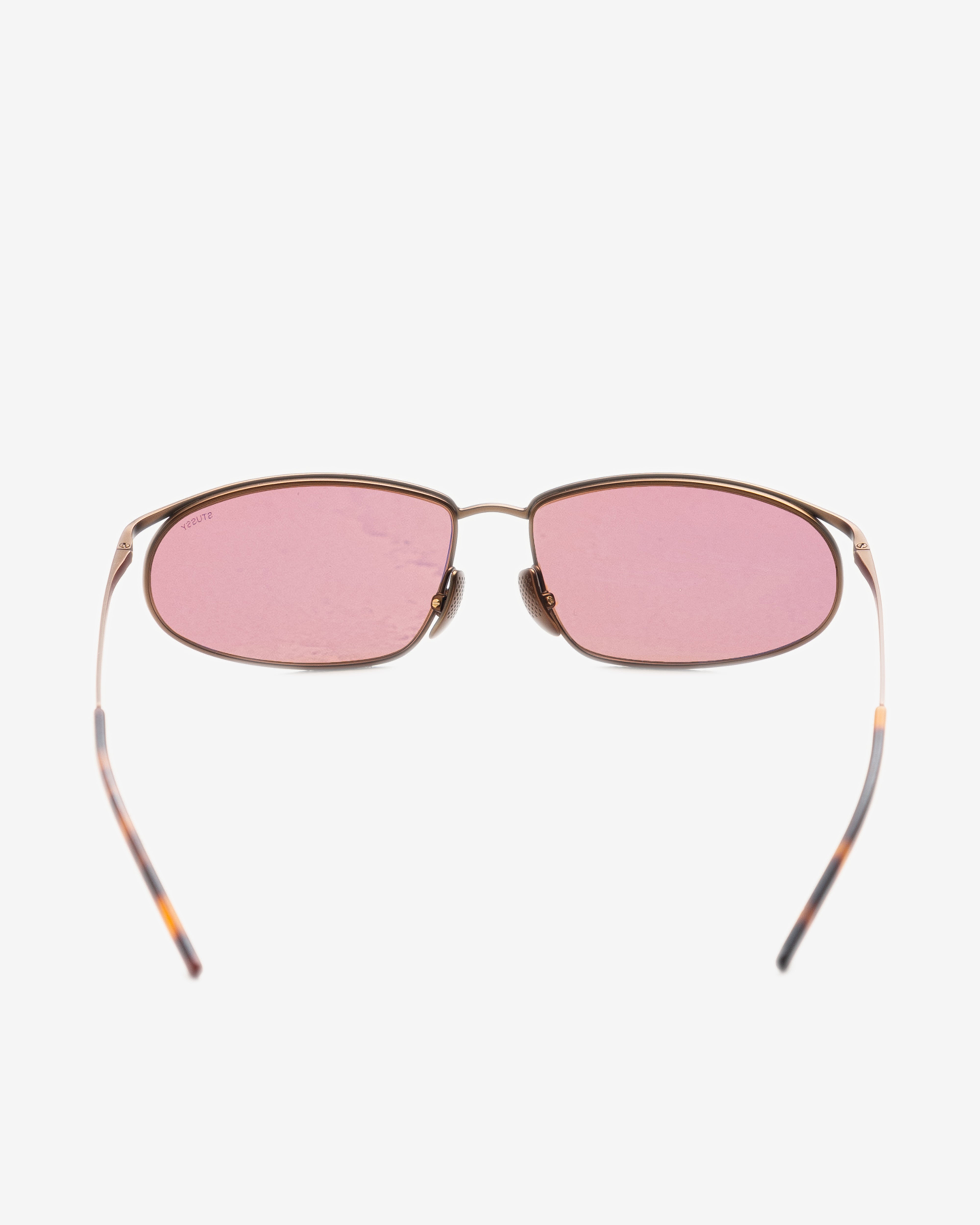 Stüssy: Men's Wilkins Sunglasses (Matte Bronze/Brown) | DSMNY E-SHOP