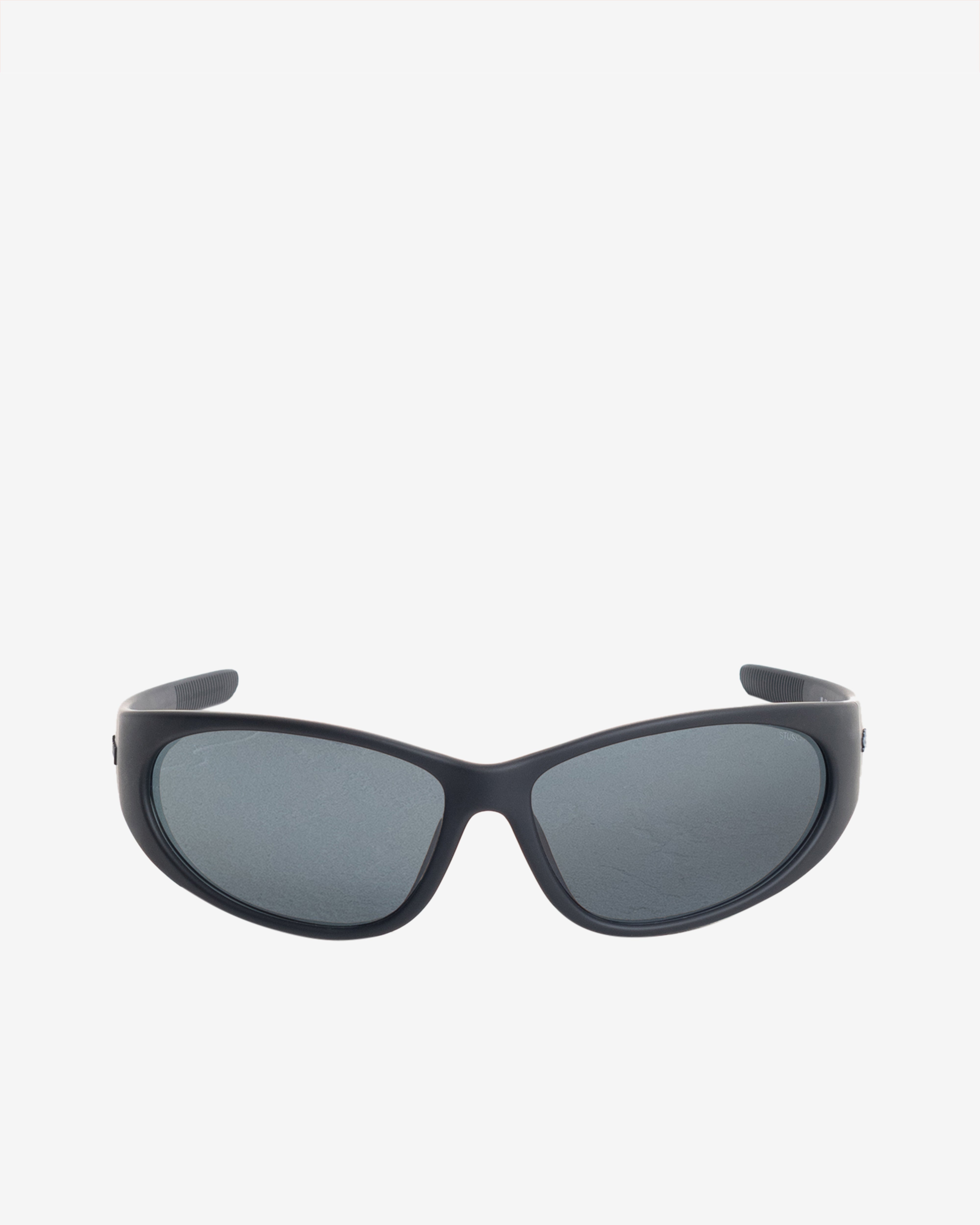 Stüssy: Men's Adrian Sunglasses (Rubber Black/Black) | DSMNY E-SHOP