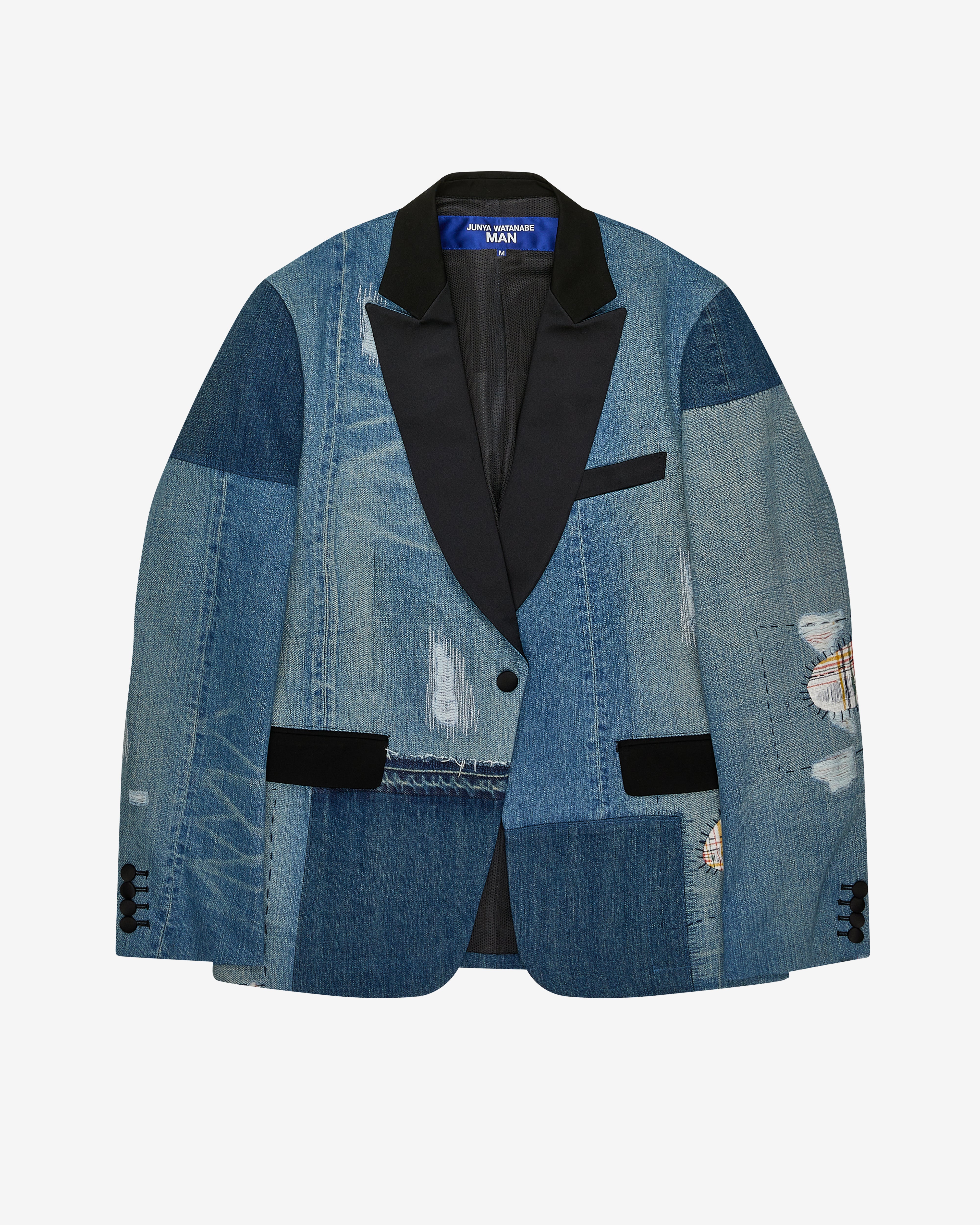 junya watanabe patchwork blazer