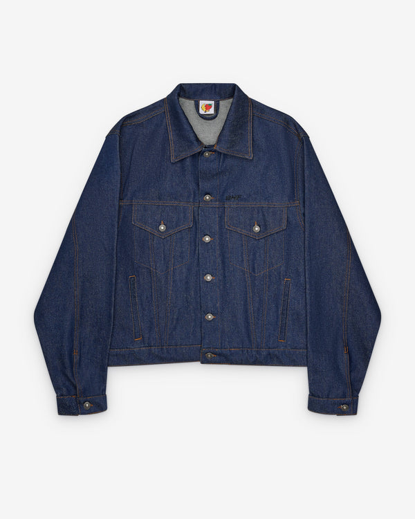 Sky High Farm - Men's Denim Trucker Jacket - (Blue)