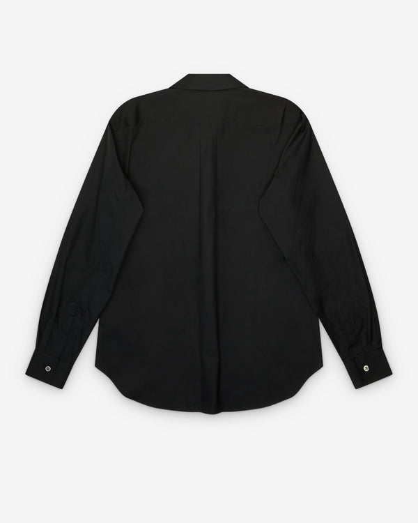 Black Comme des Garçons - Peter Pan Collar Blouse - (Black)