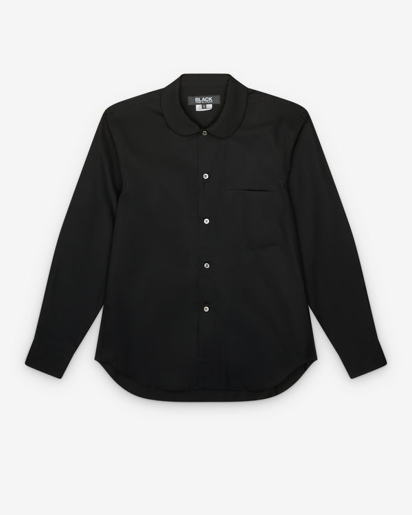 Black Comme des Garçons - Peter Pan Collar Blouse - (Black)
