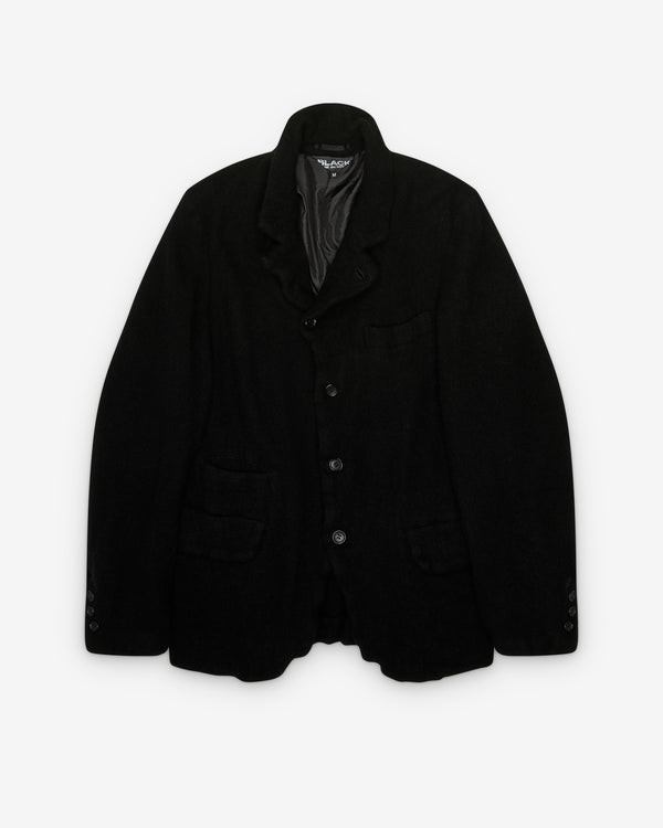 Black Comme des Garçons - Asymmetric Button Jacket - (Black)