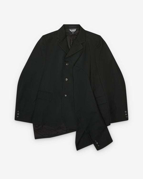 Black Comme des Garçons - Sleeve-Detail Jacket - (Black)