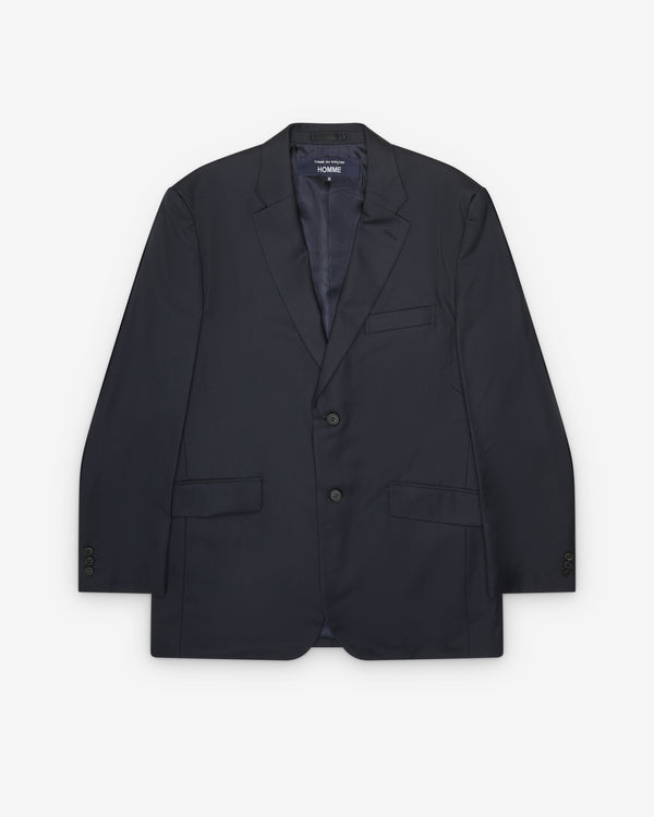 CDG Homme - Men's Single-Breasted Jacket - (Navy)