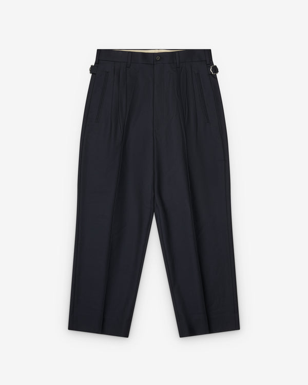 CDG Homme - Men's Buckle-Detail Pants - (Navy)