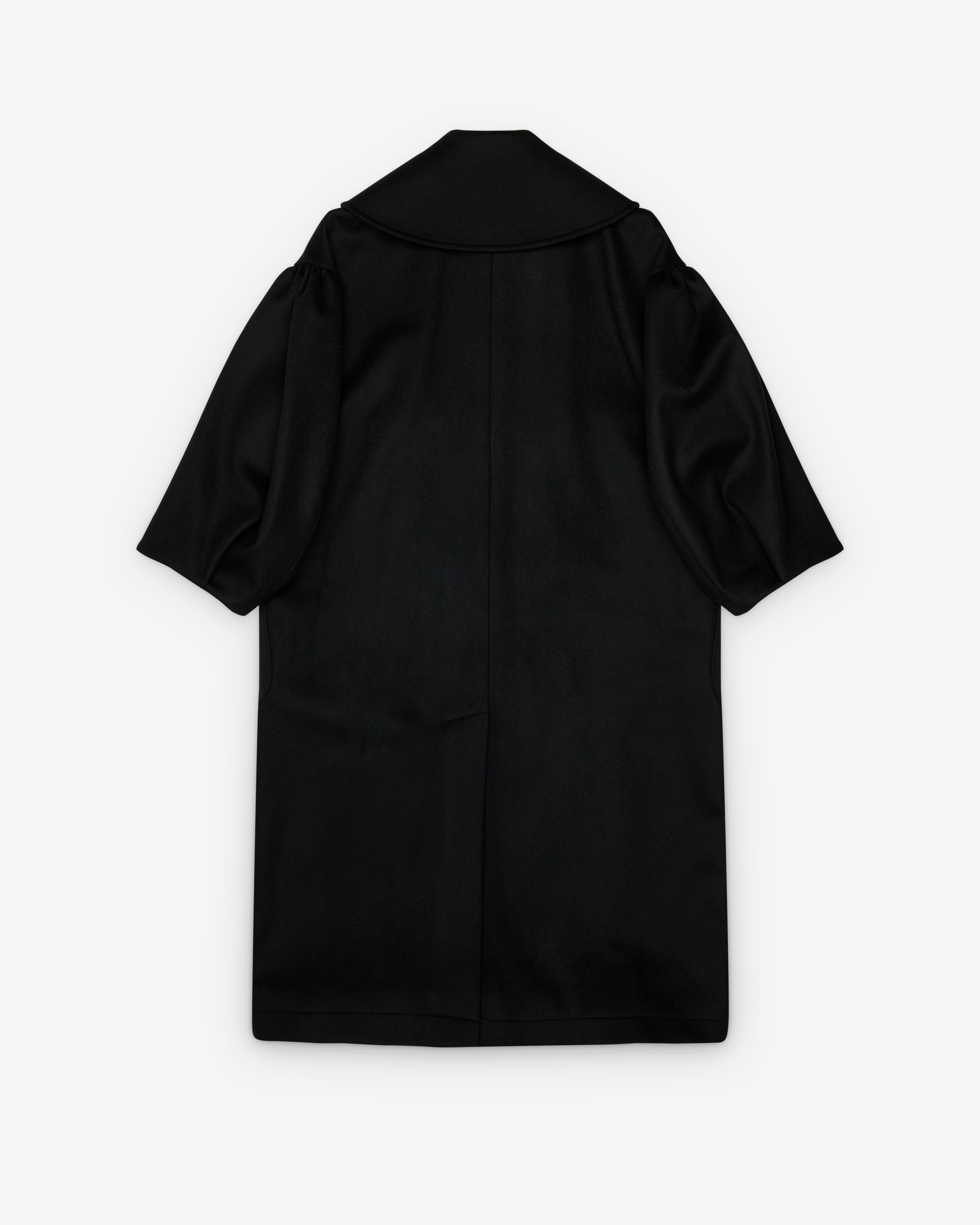 Noir Kei Ninomiya: Women's Double-Breasted Coat (Black