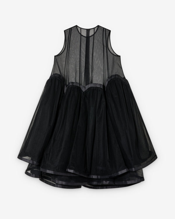 Noir Kei Ninomiya - Women's Tulle-Skirt Dress - (Black)