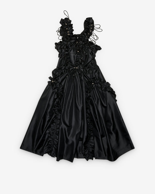 Noir Kei Ninomiya - Women's Ruffle Detail Dress - (Black)