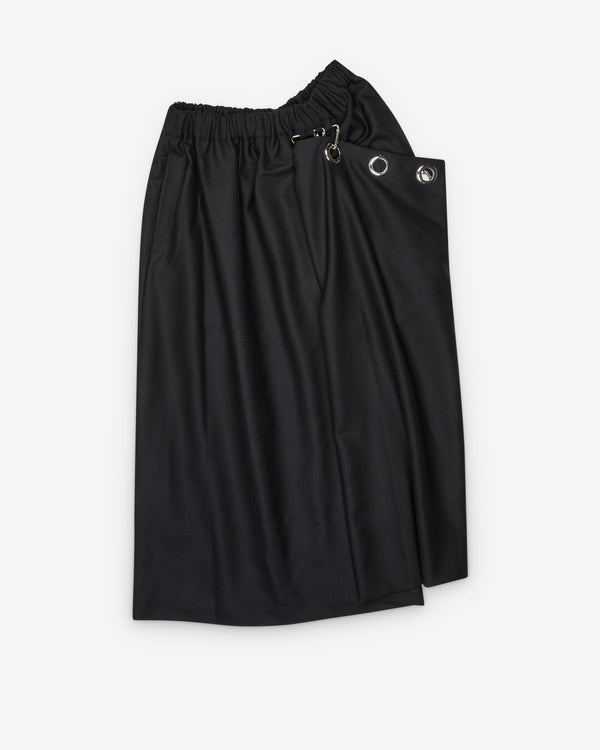 Noir Kei Ninomiya - Women's Grommet Detail Skirt - (Black)