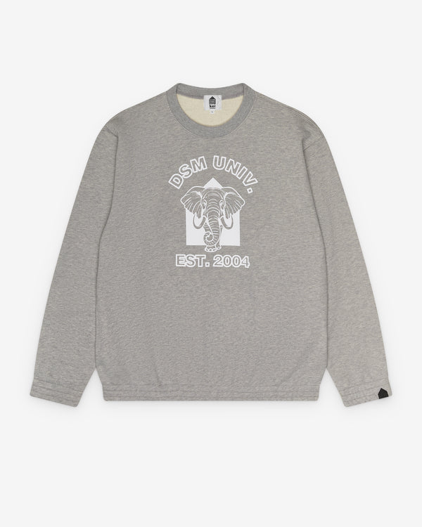 DSM Kei Ninomiya - Back Pile Knit Crewneck - (Grey)